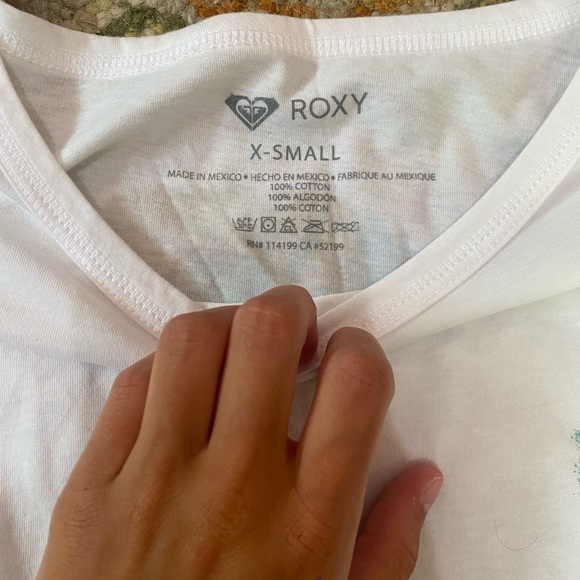 White Roxy Tee - Picture 2 of 4